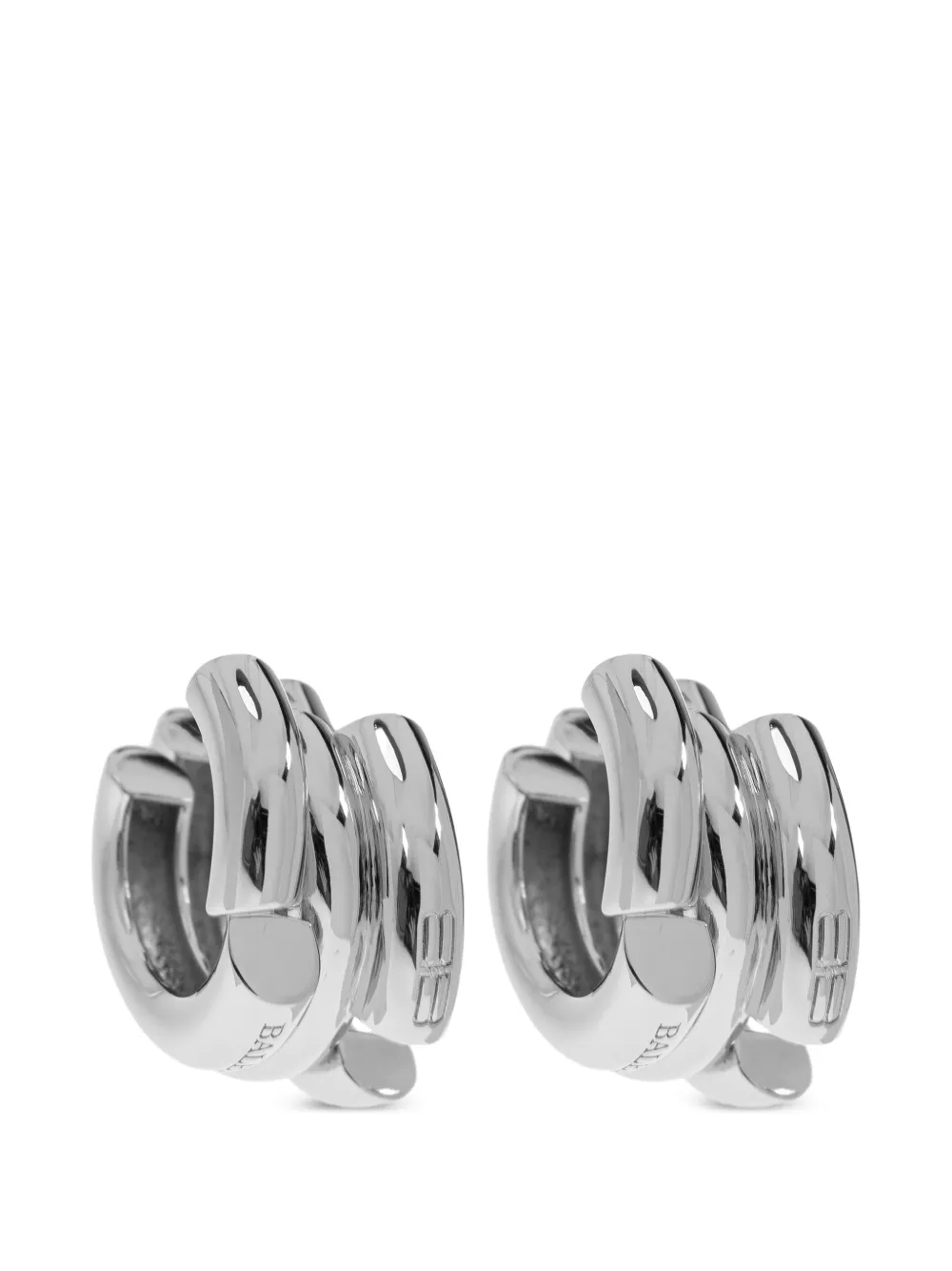 Balenciaga triple-hoop earrings - Silver