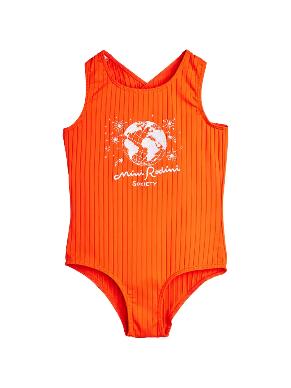 Mini Rodini ribbed swimsuit - Arancione