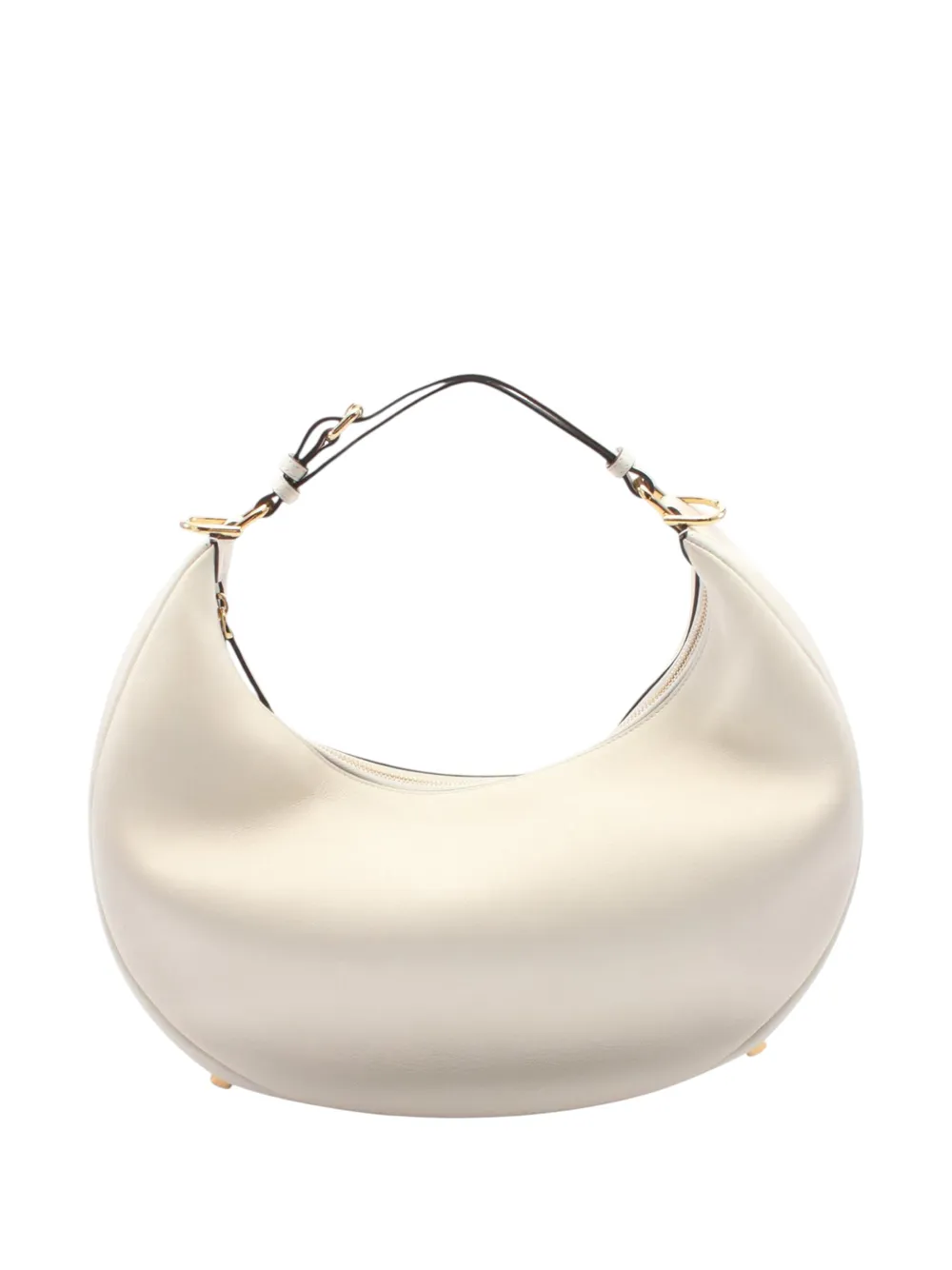Fendi Pre-Owned 2010-2025 Small Leather Fendigraphy hobo bag - Bianco