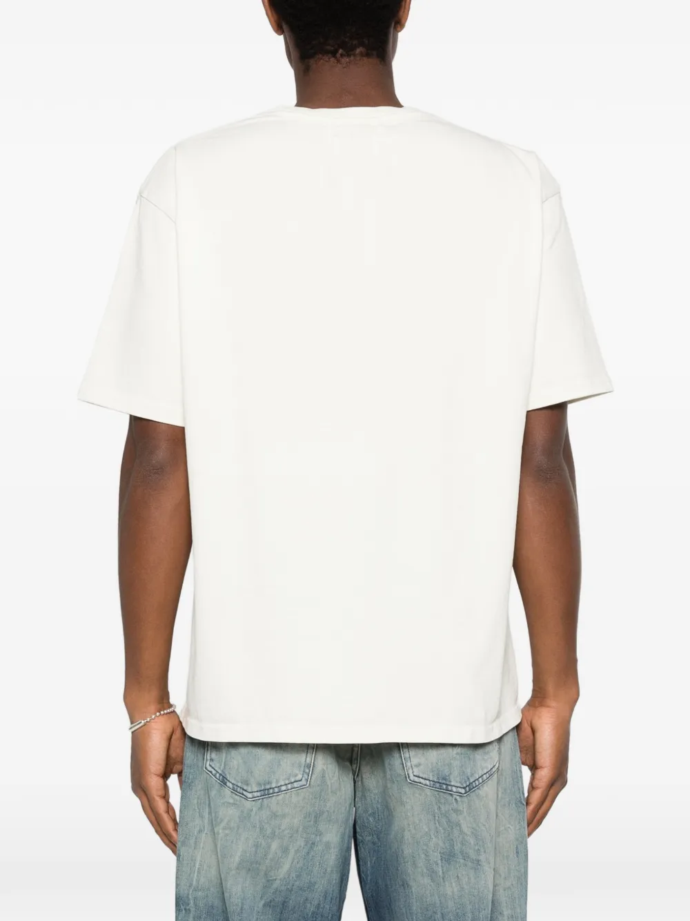 RHUDE T-shirt met grafische print Beige