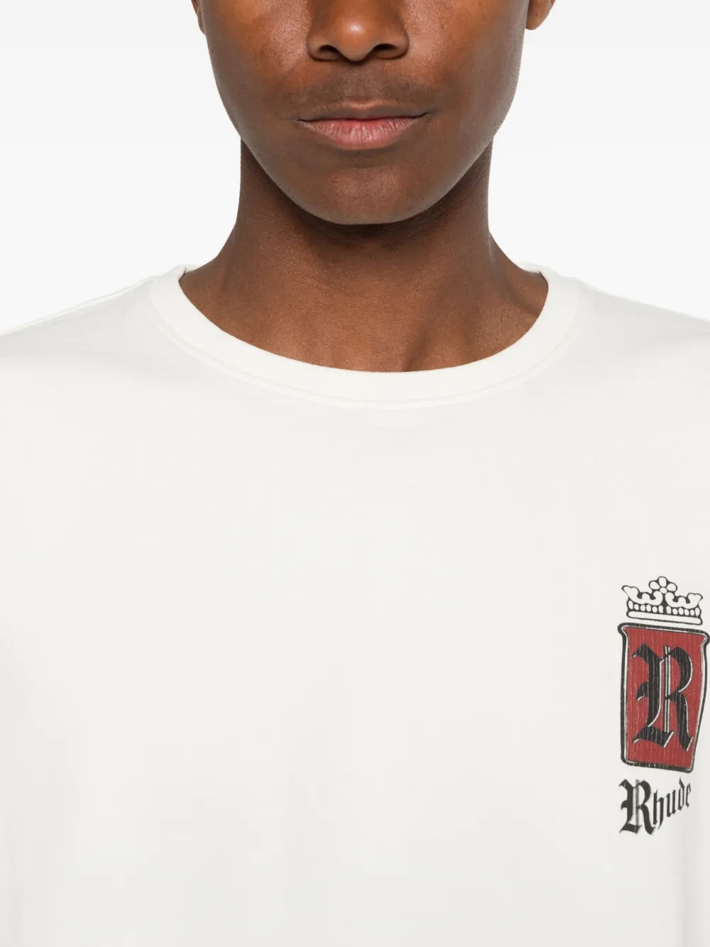 Rhude logo-print cotton T-shirt - thumbnail 5 of 5