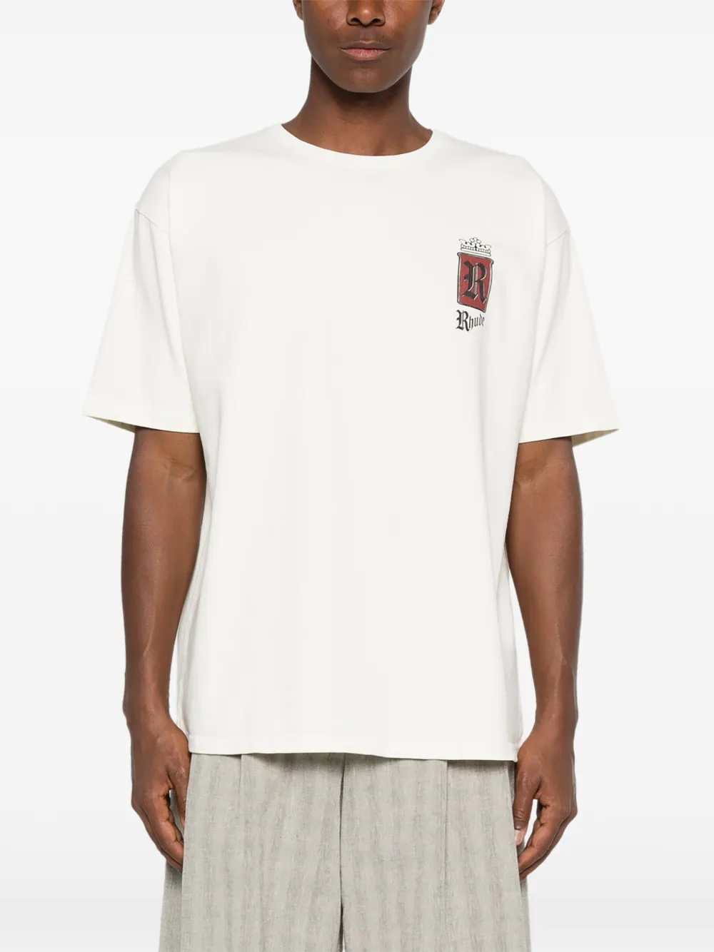 Rhude logo-print cotton T-shirt - thumbnail 3 of 5