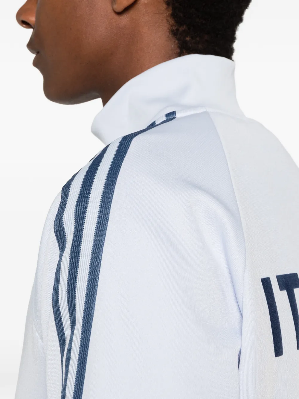 adidas x Italia sweater met rits Blauw