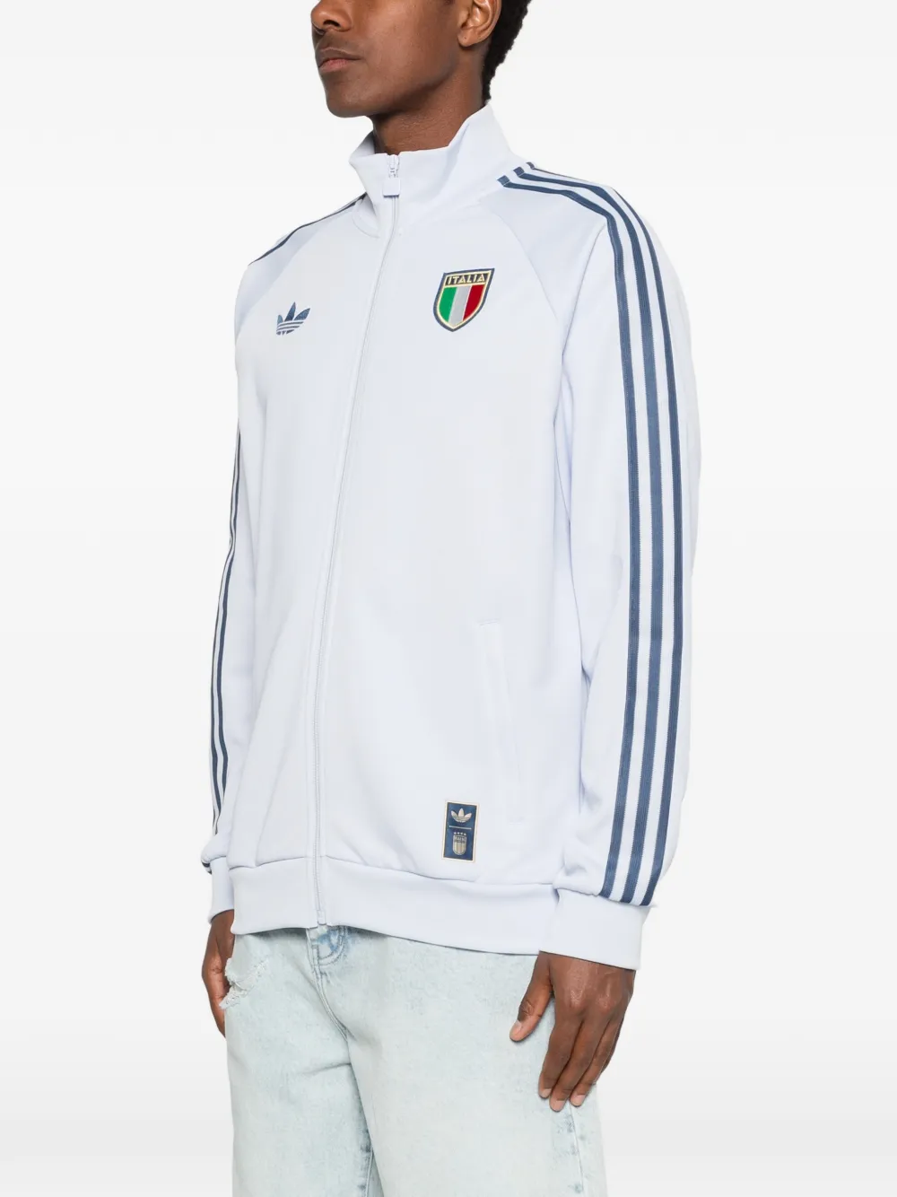 adidas x Italia sweater met rits Blauw