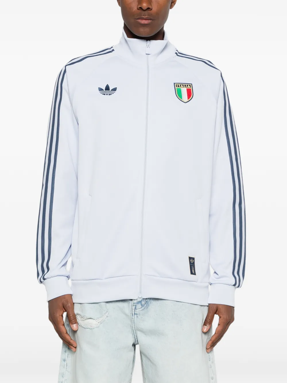 adidas x Italia sweater met rits Blauw
