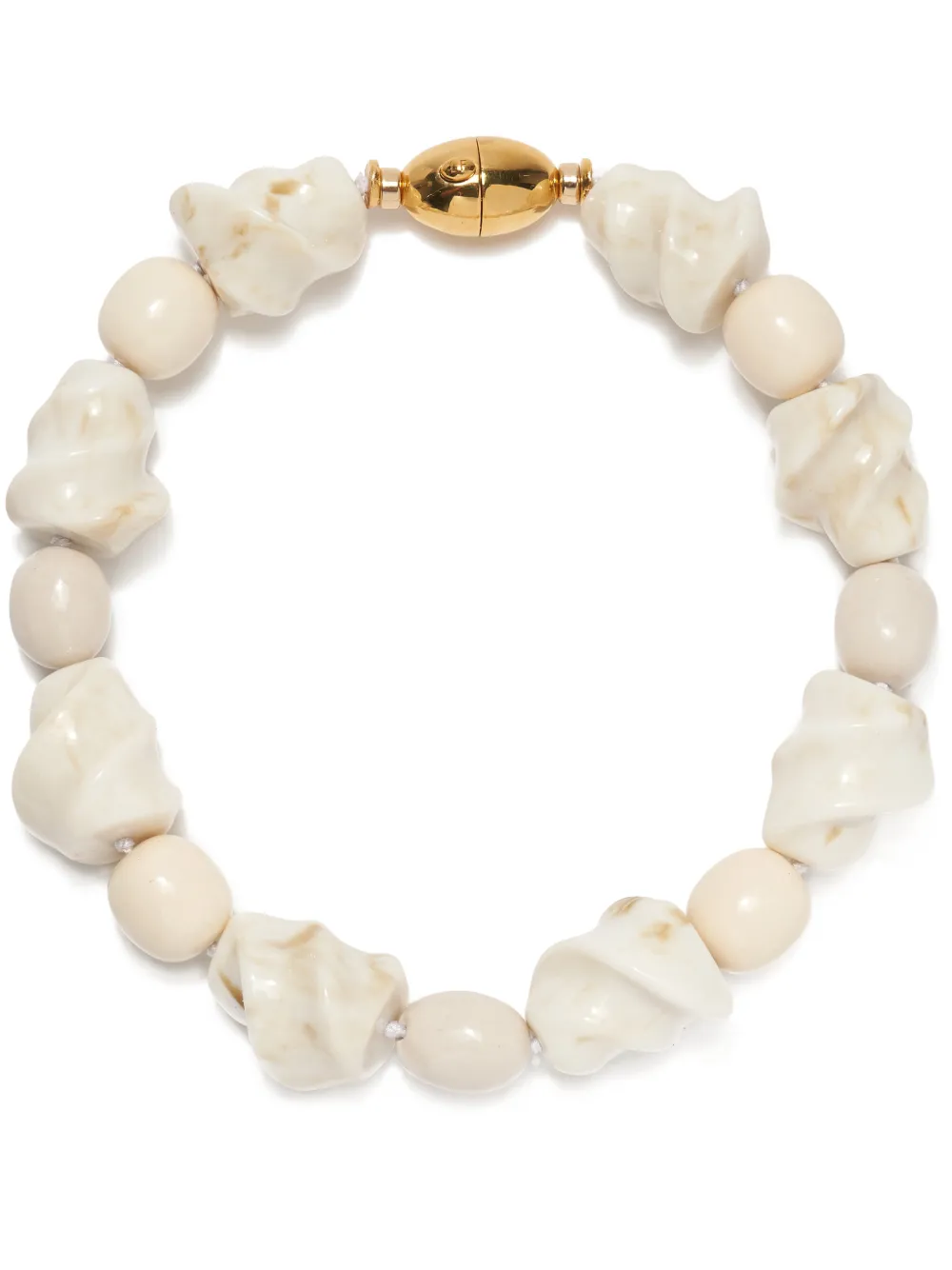 Lizzie Fortunato Salamanca beaded necklace - Nude