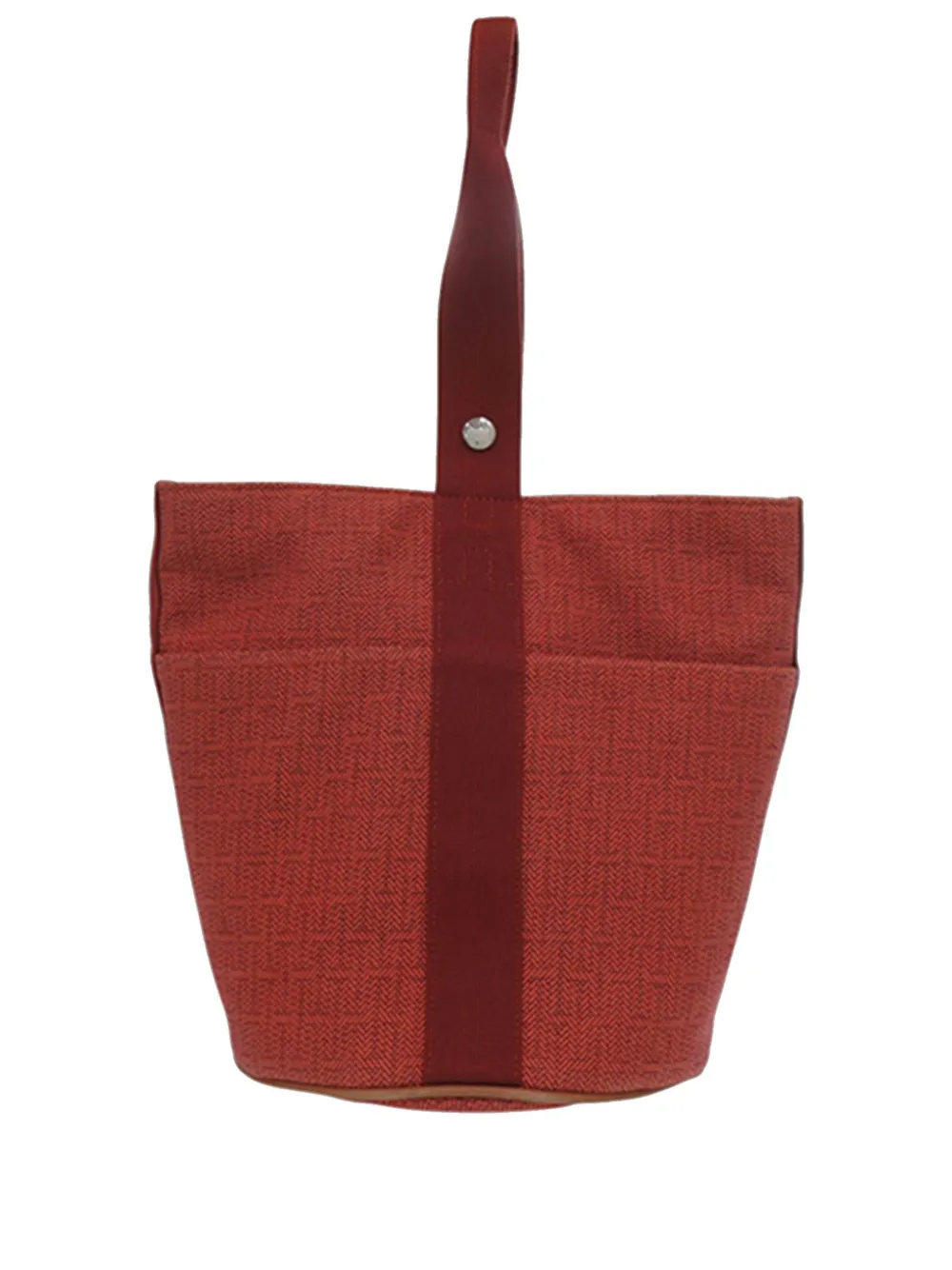 Hermès Pre-Owned 2000-2026 Toile Saxo MM bucket bag - Orange