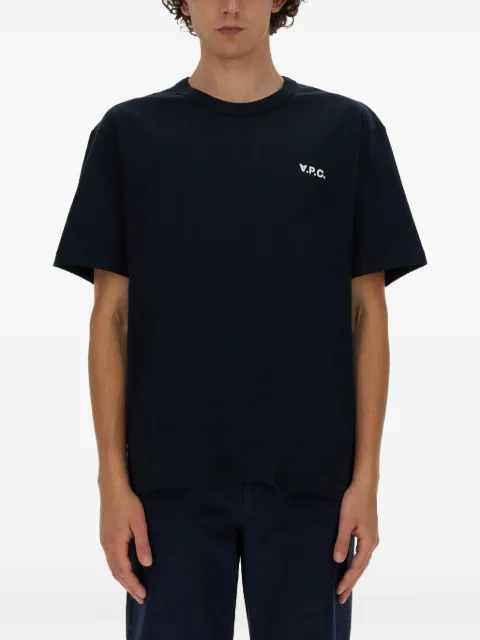 A.P.C. playera con logo en el pecho