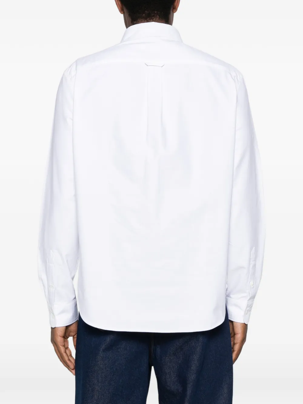 Maison Kitsuné Profile Fox overhemd Wit
