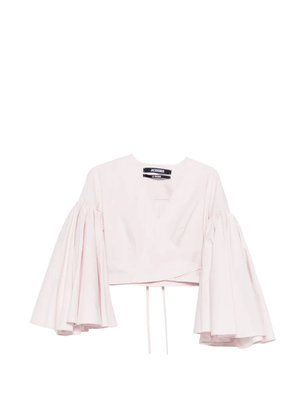 Jacquemus cropped blouse - Pink