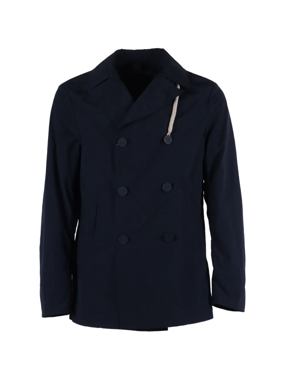 Camplin double-breasted storm jacket | Blue | Image 1