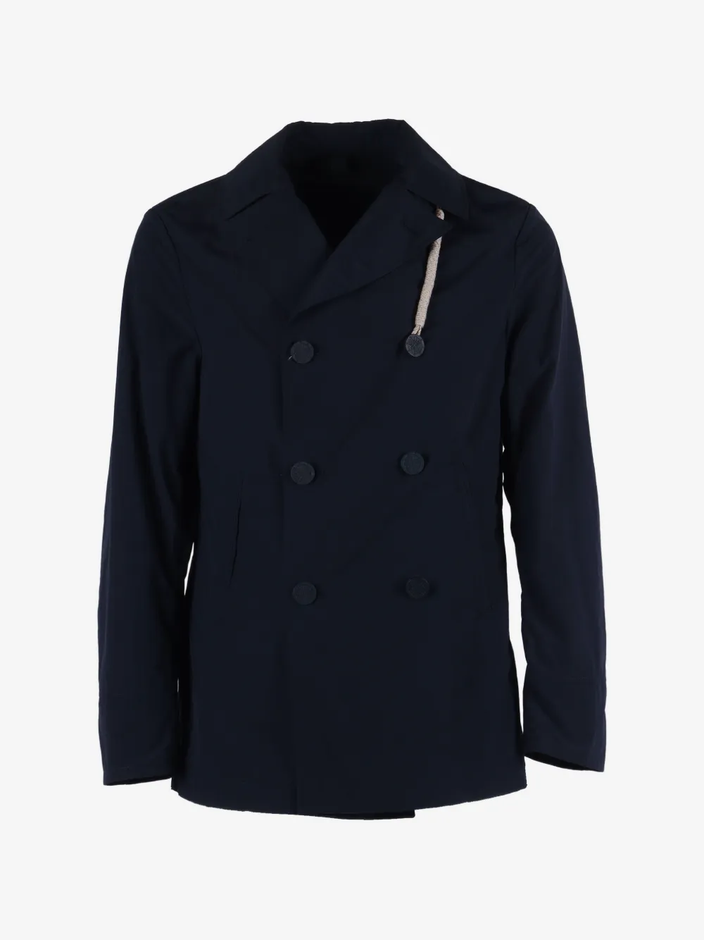 Camplin double-breasted storm jacket | Blue | Image 1