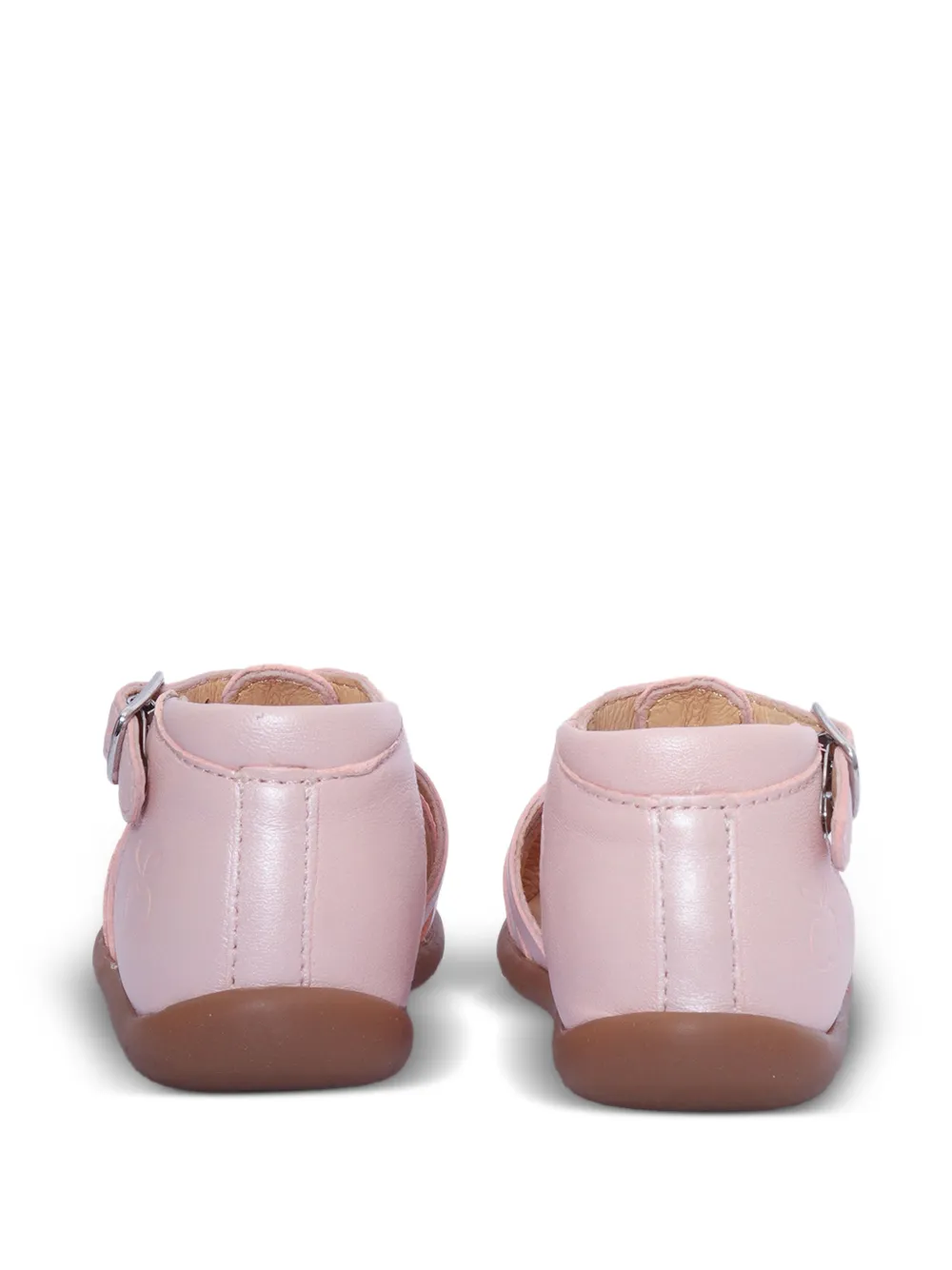 Pom D'api Stand-Up Knot leren sandalen Roze