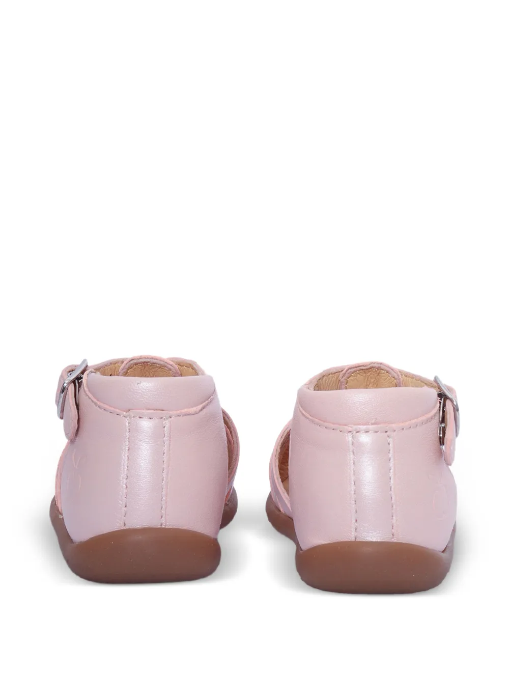  Pom D'api Stand-up Knot Leather Sandals - Rose 