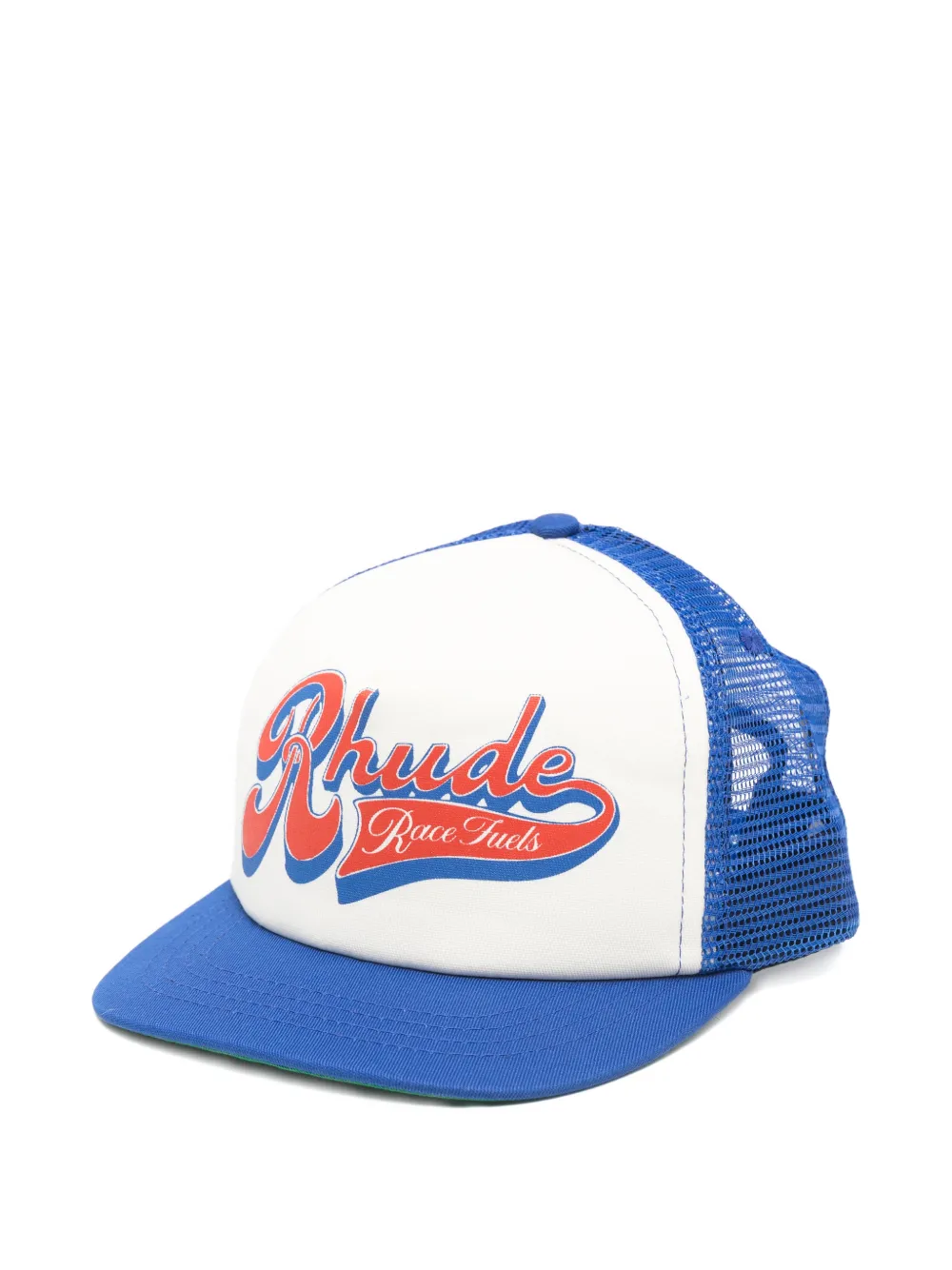 RHUDE logo-detail trucker cap - Blau