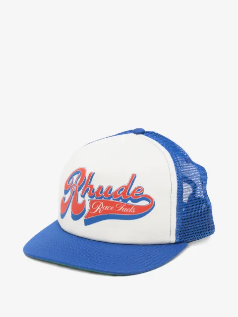 RHUDE gorra detalle el logo