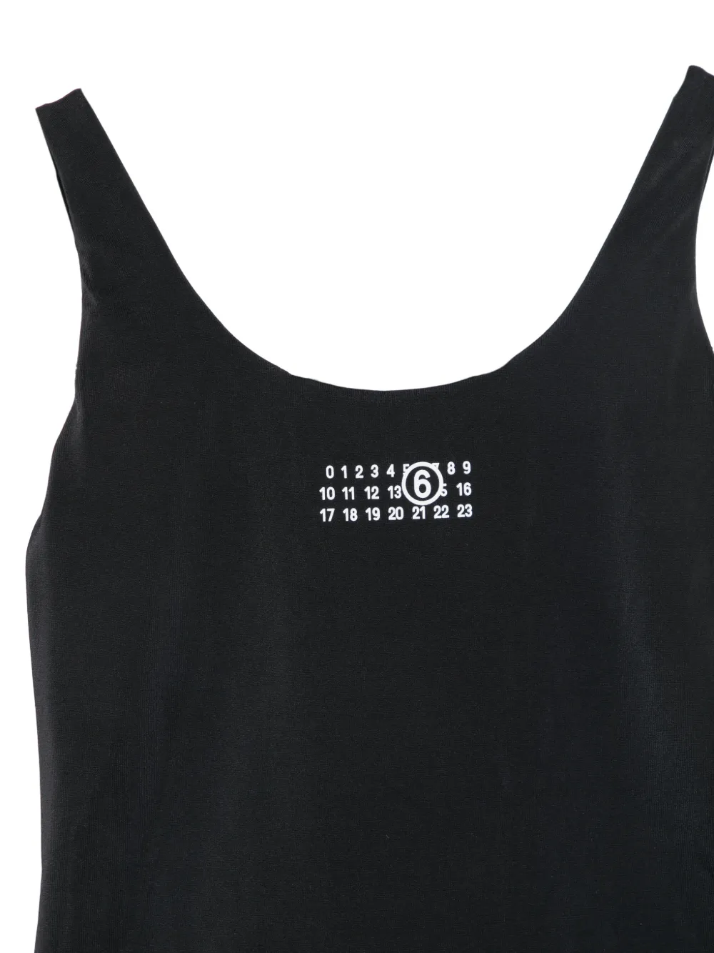 MM6 Maison Margiela Kids Numeric Signature badpak Zwart