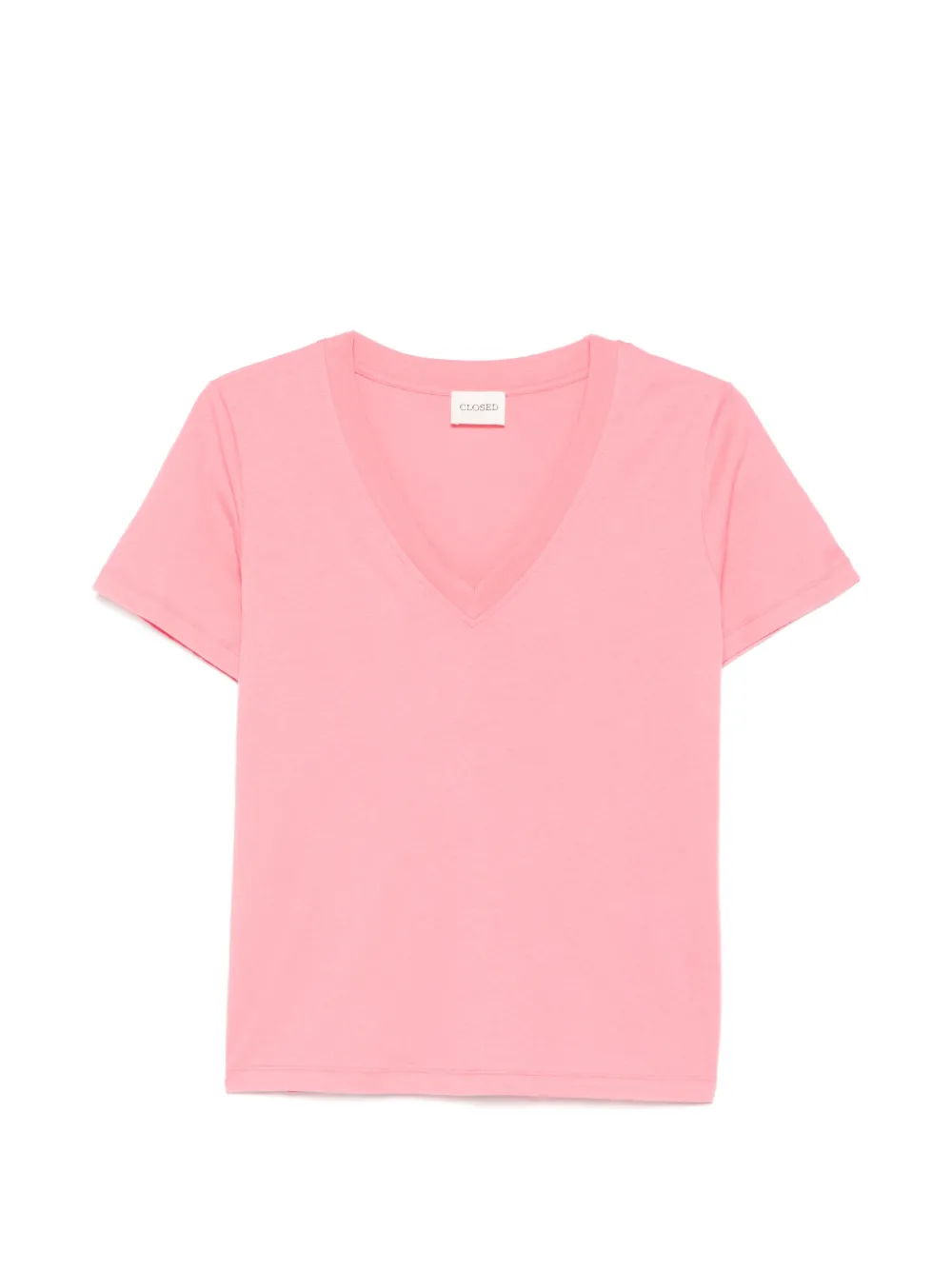 Closed V-neck T-shirt - Rosa