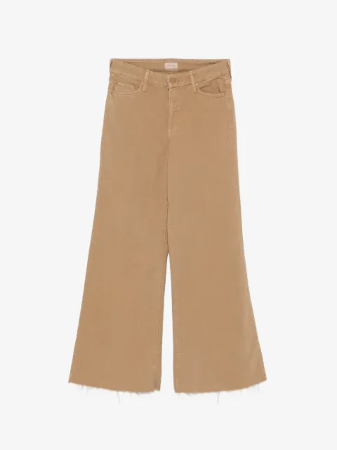 MOTHER frayed-trim jeans