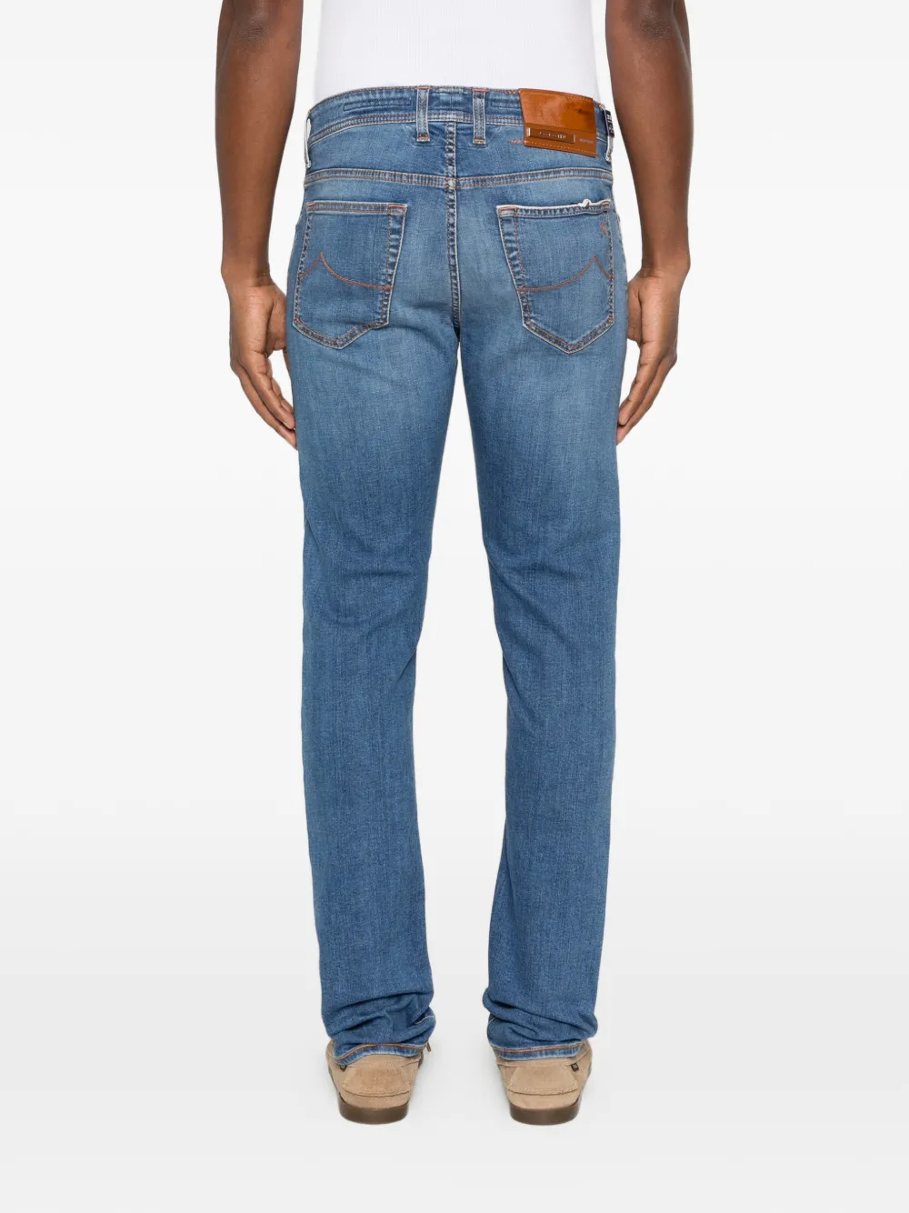 Jacob Cohën Bard jeans met vijf zakken Blauw