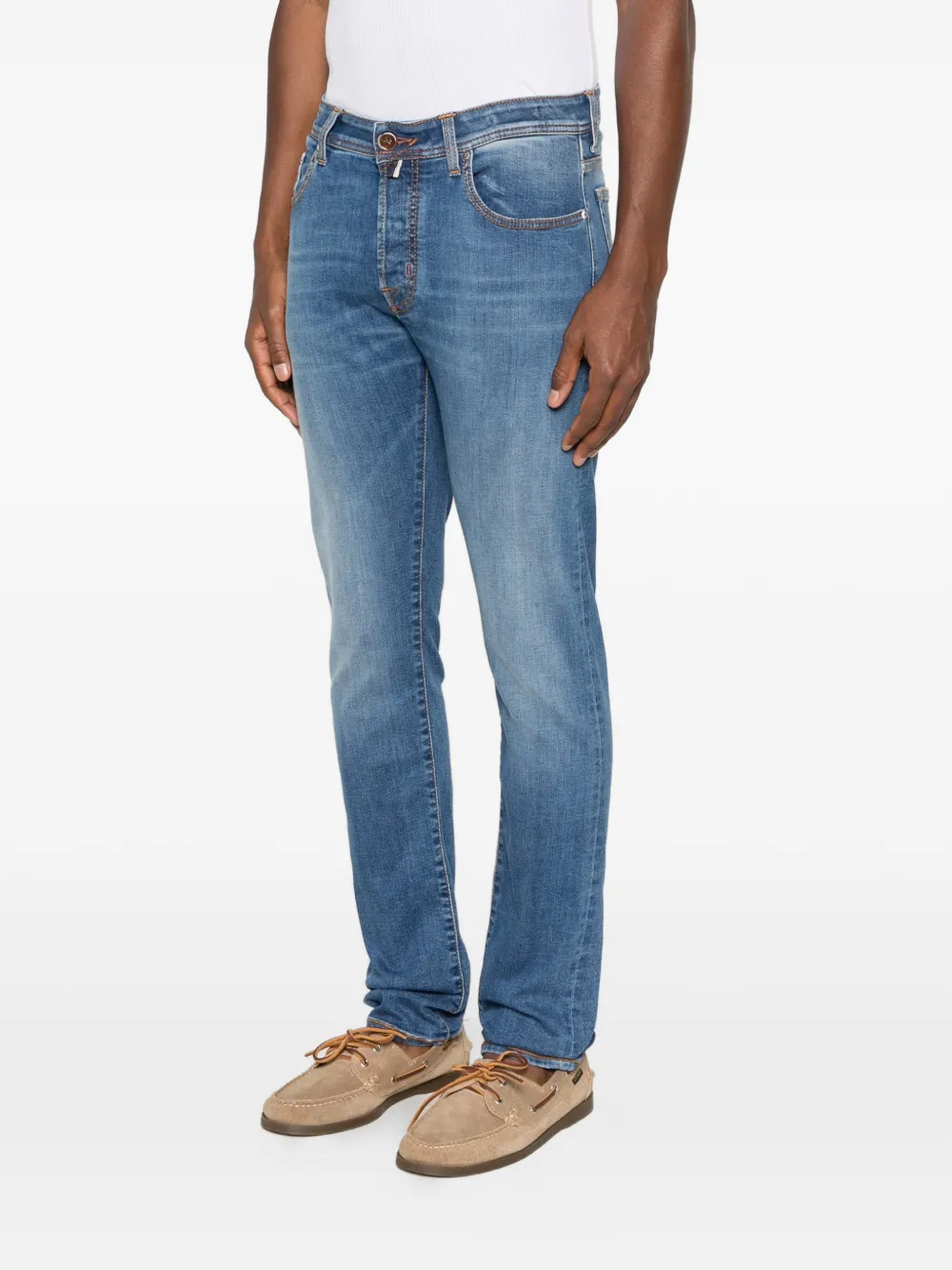 Jacob Cohën Bard jeans met vijf zakken Blauw