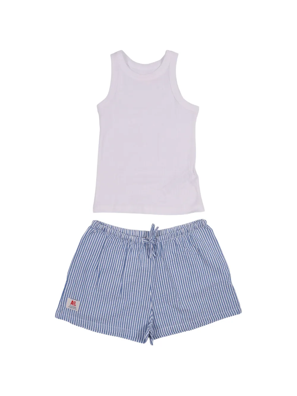 Gucci Kids striped cotton pajamas - Weiß