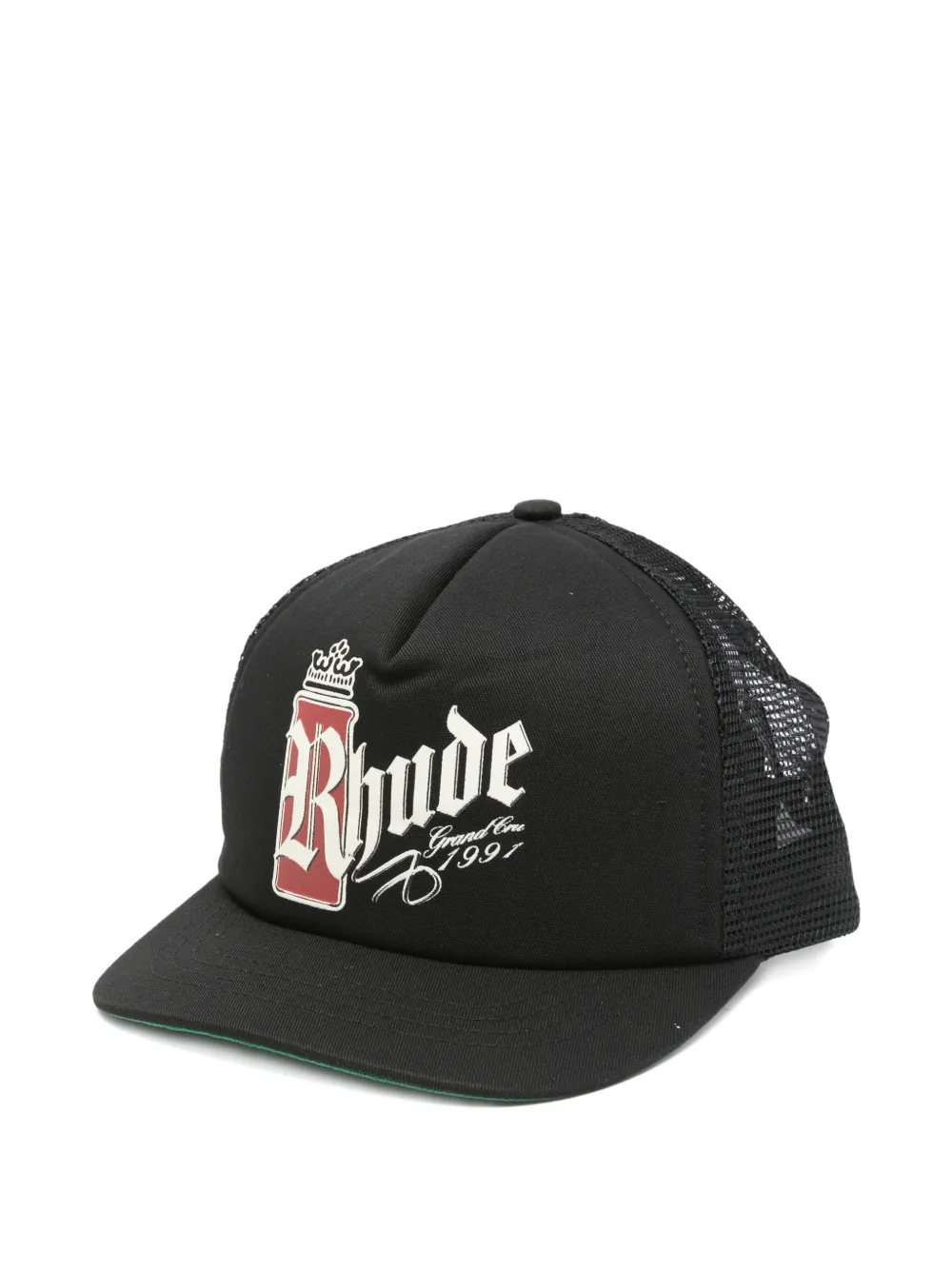 RHUDE logo-graphic trucker cap - Schwarz