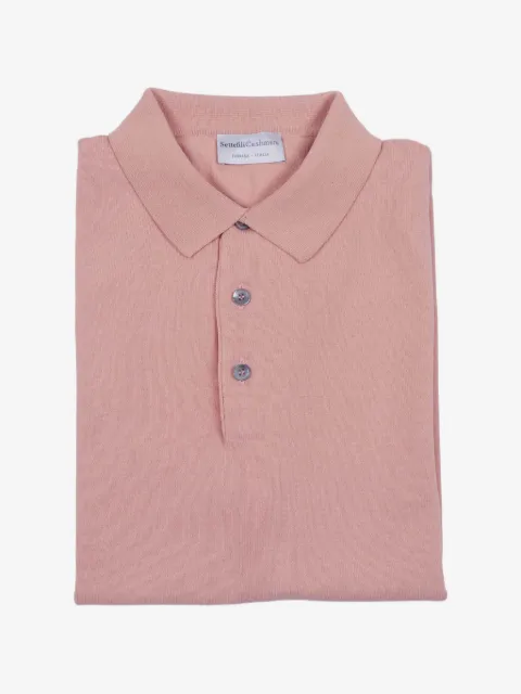 Settefili Cashmere buttoned polo shirt