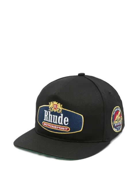 RHUDE logo-patch baseball cap