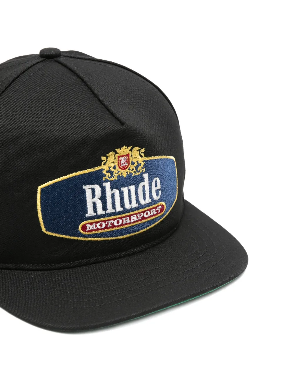 RHUDE Racing Crest honkbalpet Zwart