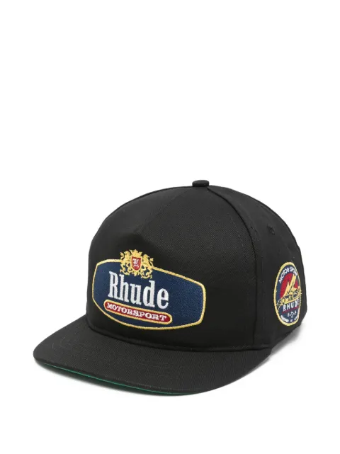 RHUDE logo-patch baseball cap
