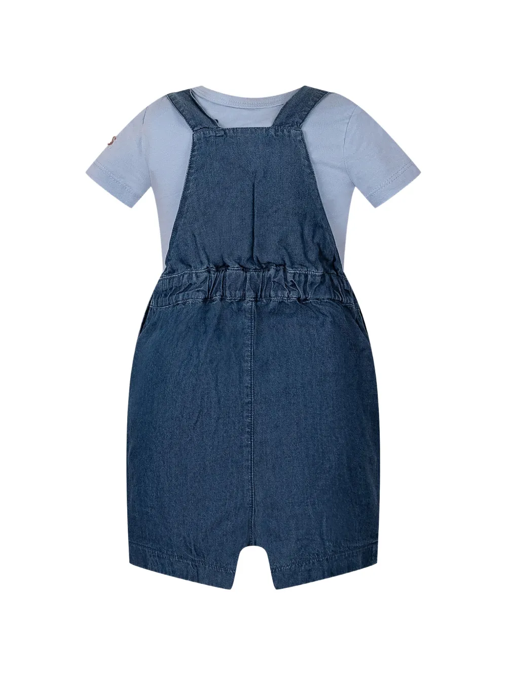 guess kids Tuinbroekset met borduurwerk Blauw
