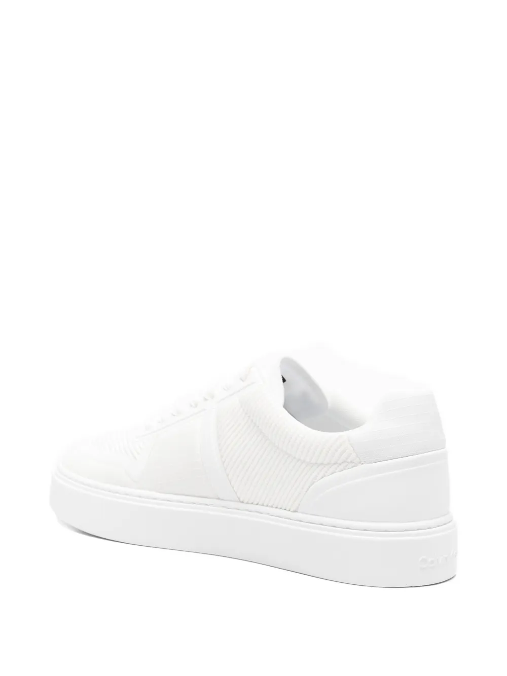Calvin Klein Geribbelde sneakers Wit