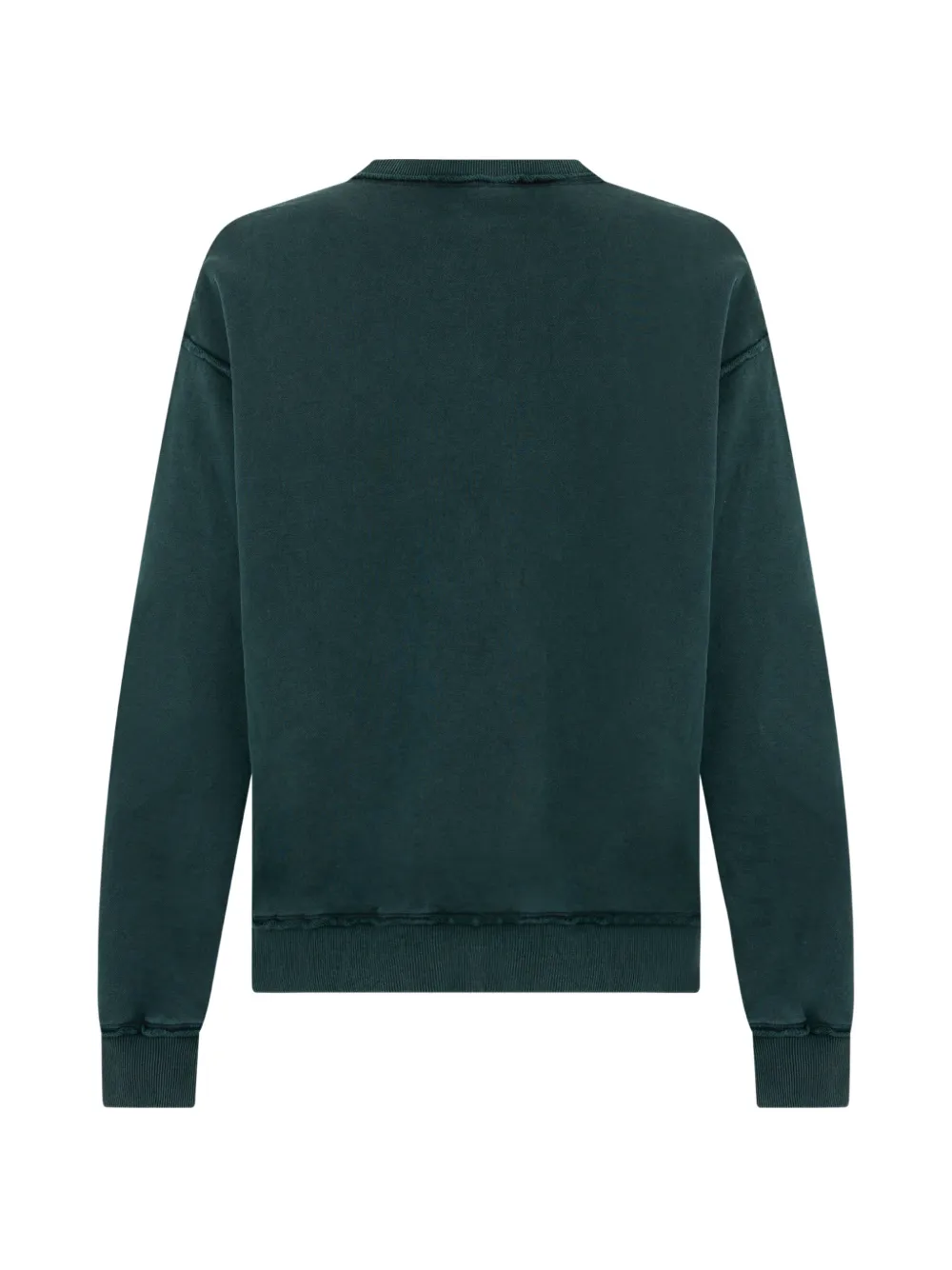 Dolce & Gabbana Gerafelde sweater met logopatch Groen