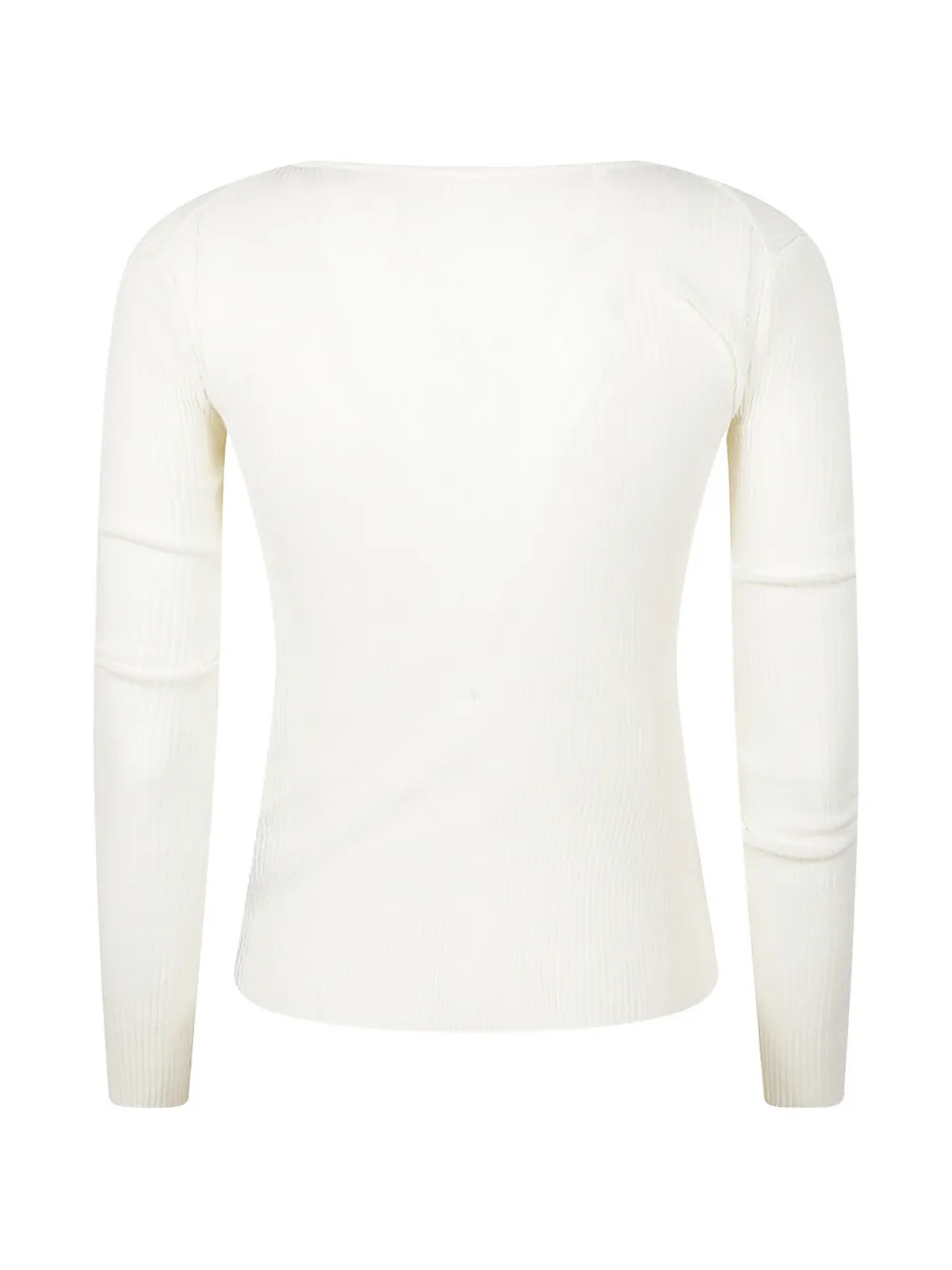 La Piscine Ribgebreide trui Beige