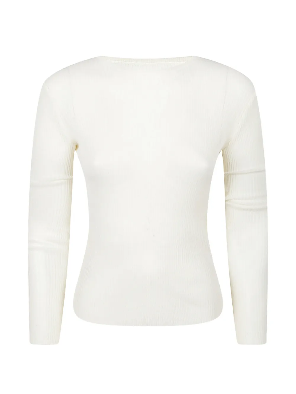 La Piscine ribbed-knit sweater - Toni neutri