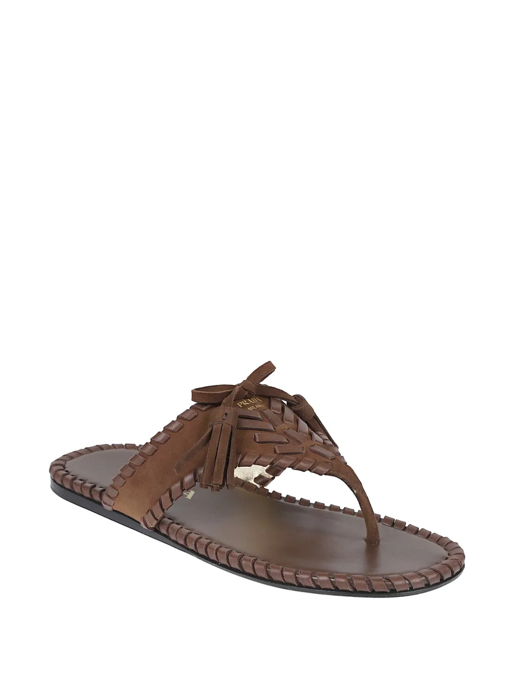 Prada tasselled sandals Bruin