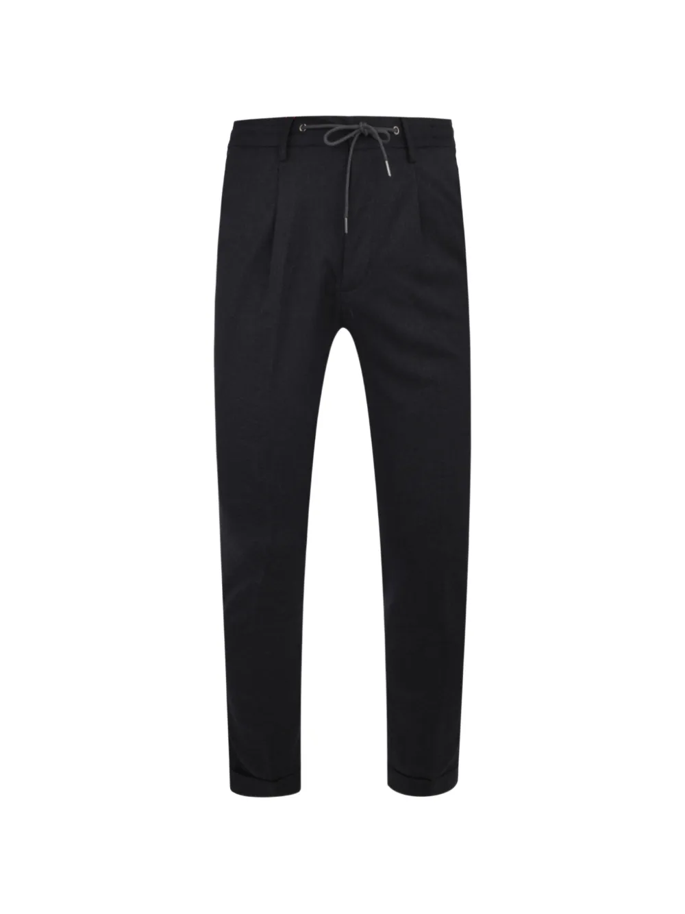 Luciano Barbera drawstring pleated trousers - Grau