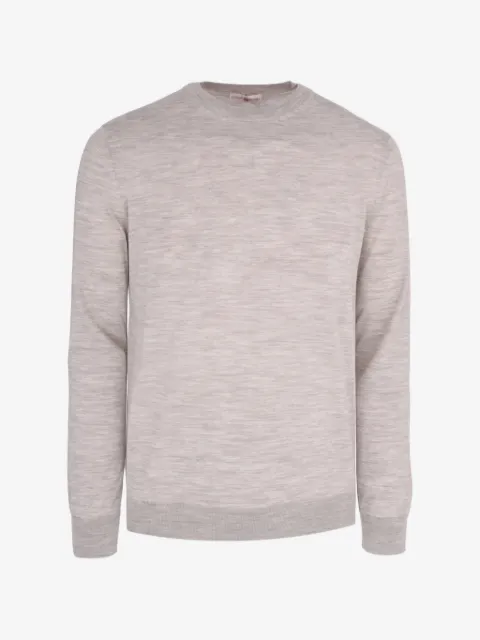 Luciano Barbera marl-effect wool sweater