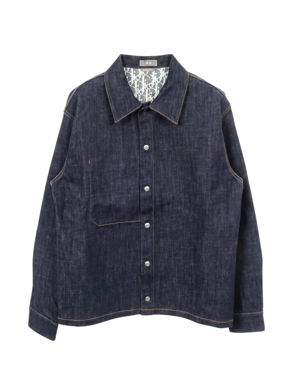 Christian Dior Pre-Owned 2010s long-sleeve denim jacket - Blu