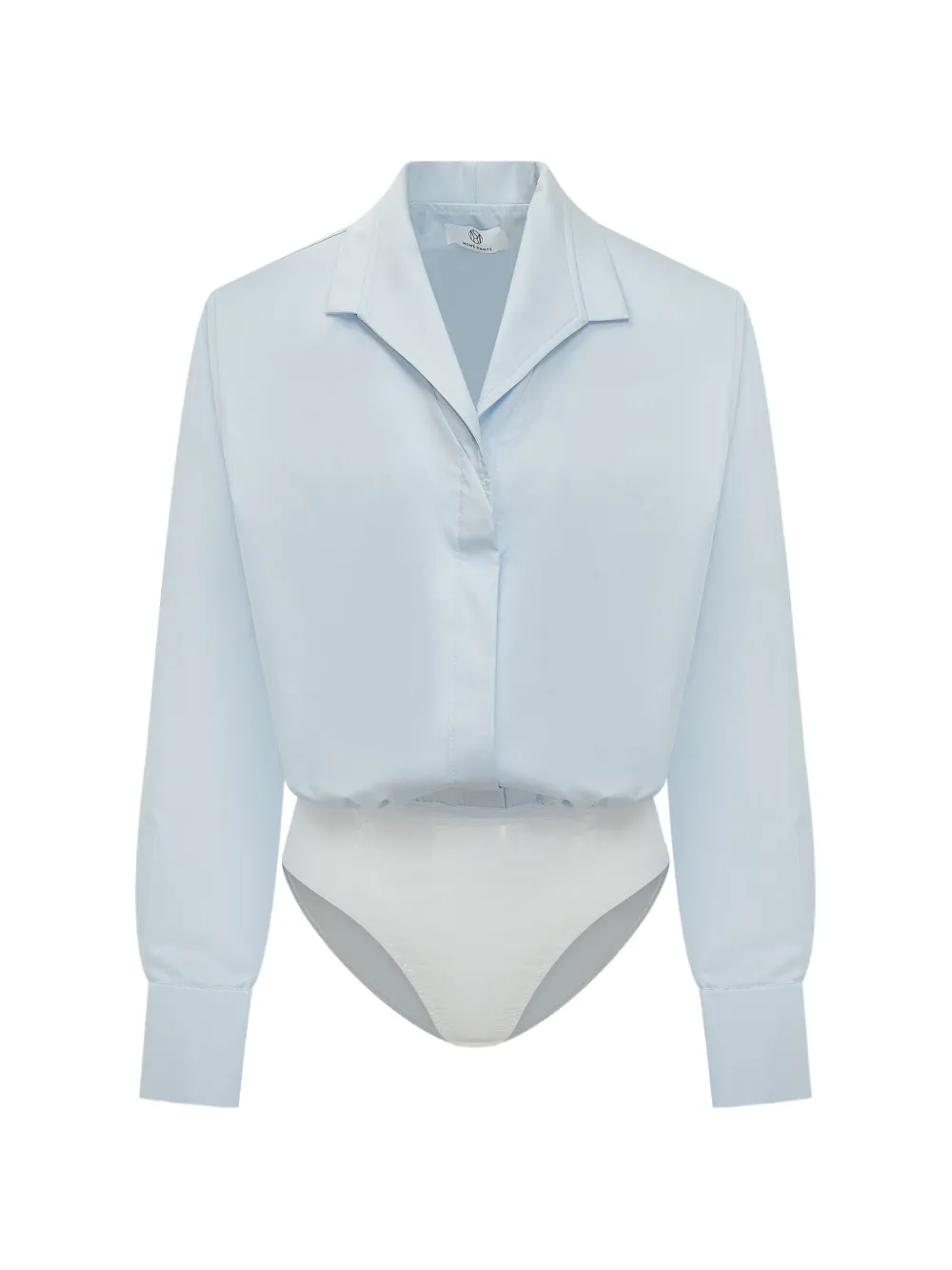 moms pants shoulder-pad bodysuit - Blau