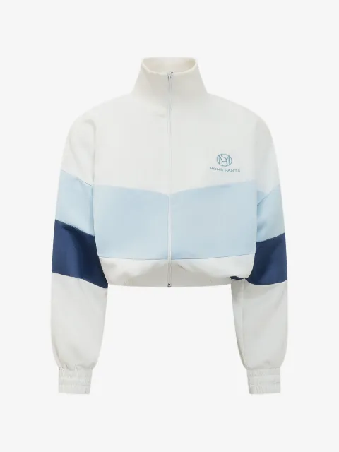 moms pants logo-detail jacket