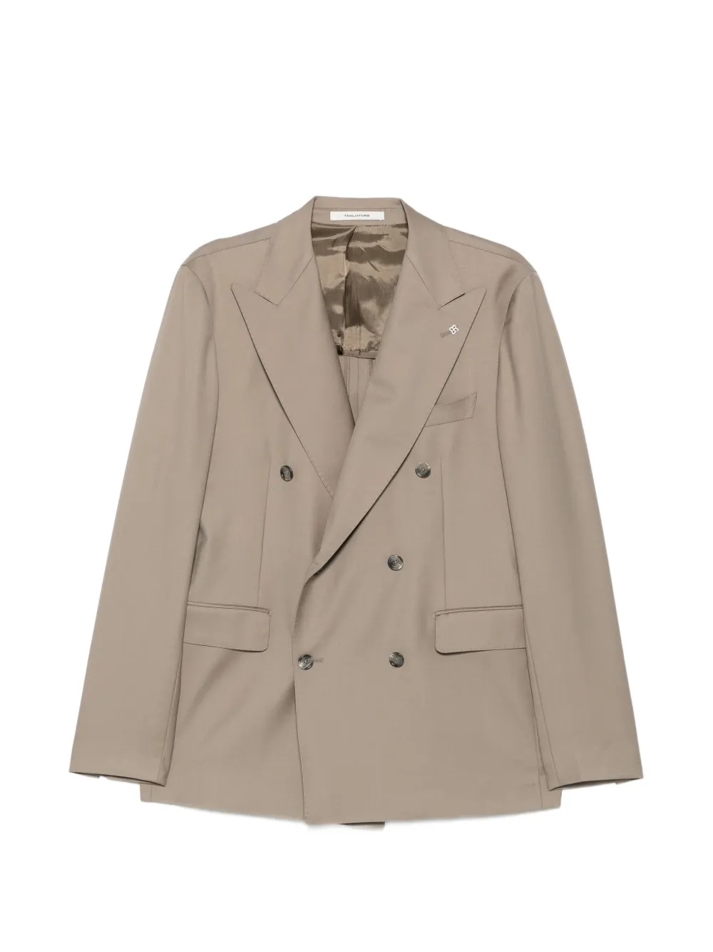 Tagliatore double-breasted suit - Nude