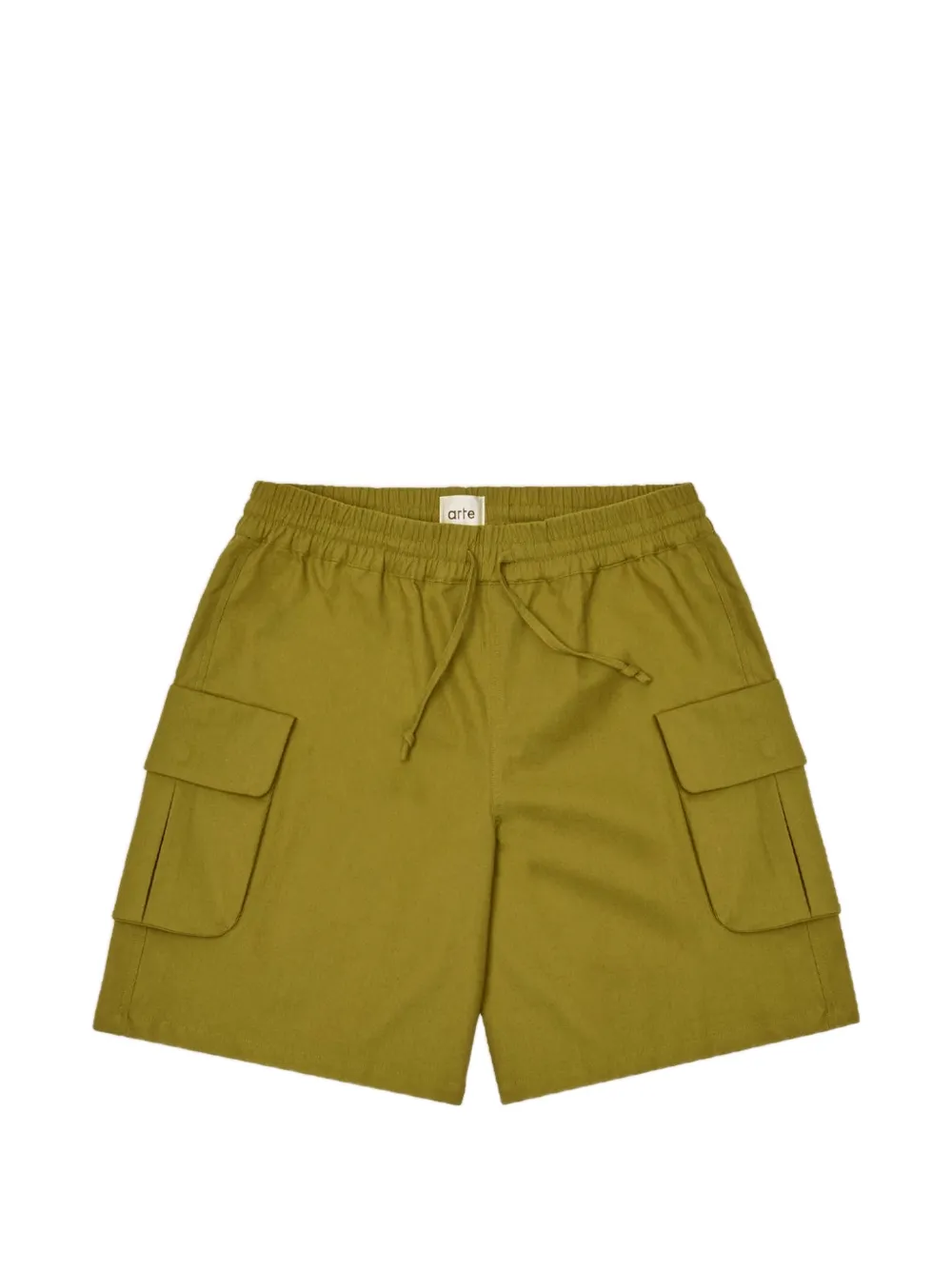 Arte Antwerp cargo linen shorts - Verde