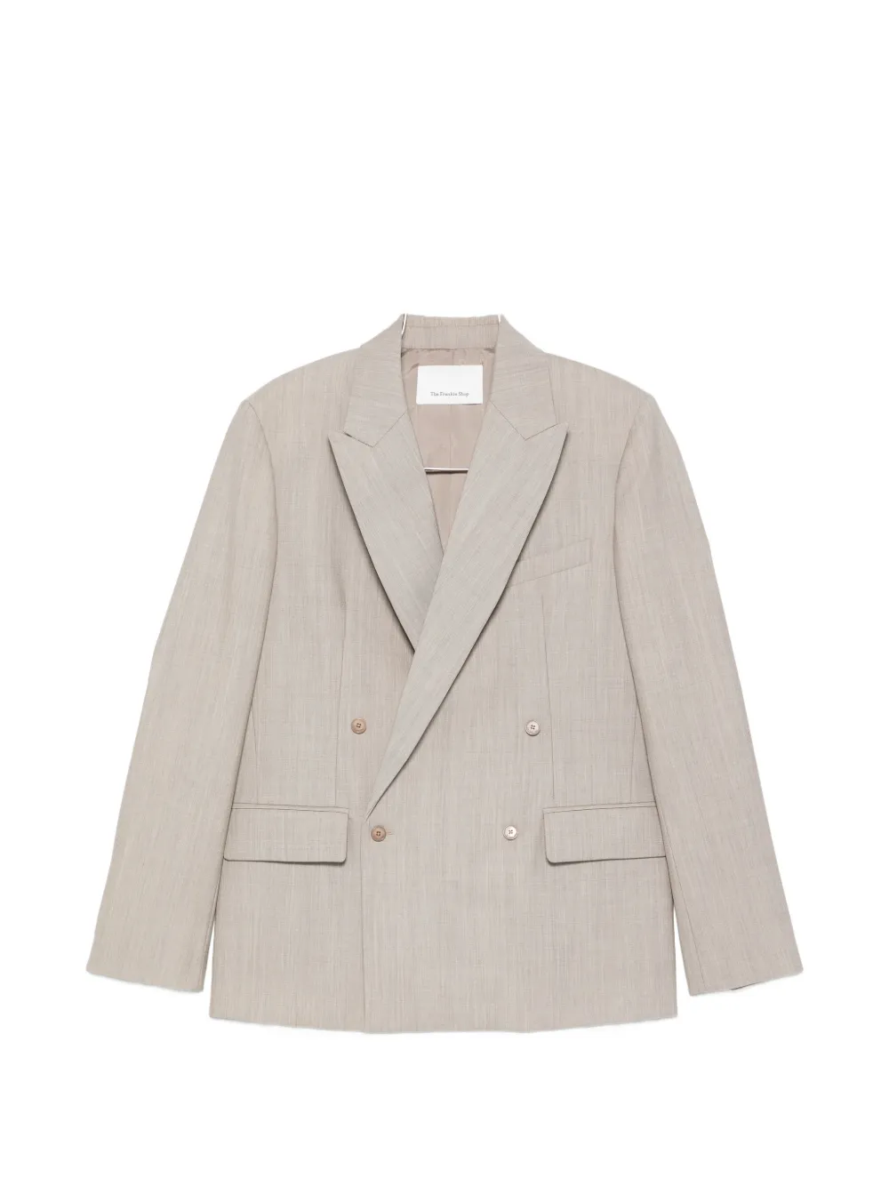 The Frankie Shop double-breasted blazer - Toni neutri
