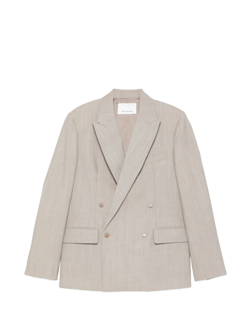 The Frankie Shop double-breasted blazer - Toni neutri