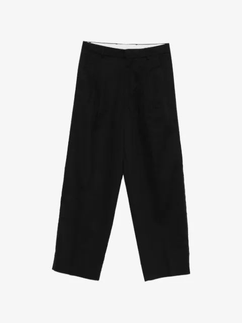 AMARANTO  Pantaloni con passanti per cintura