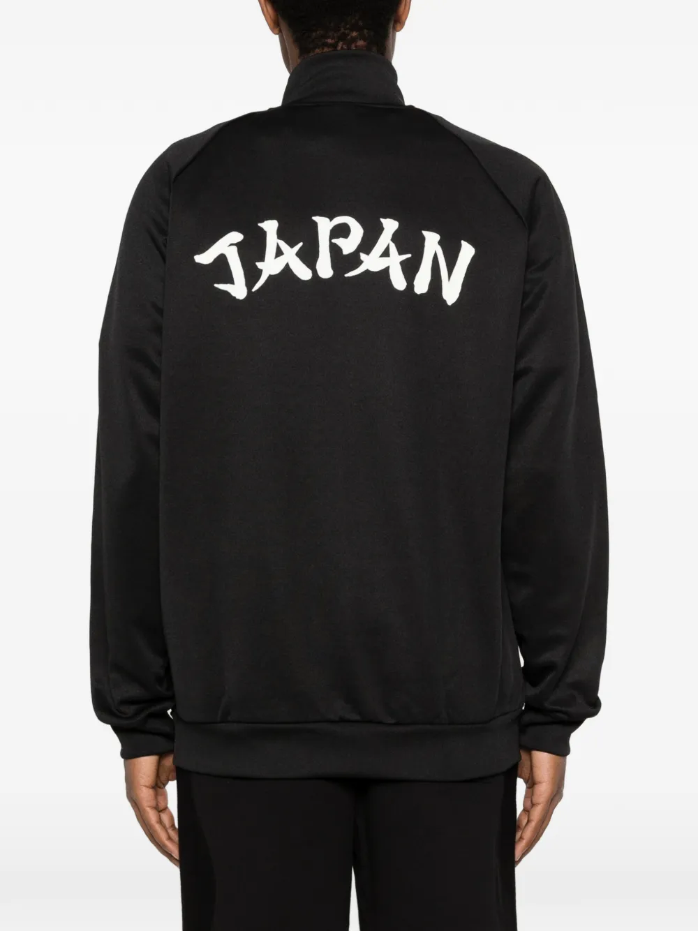adidas x JFA sweater met ritssluiting en gestreept detail Zwart