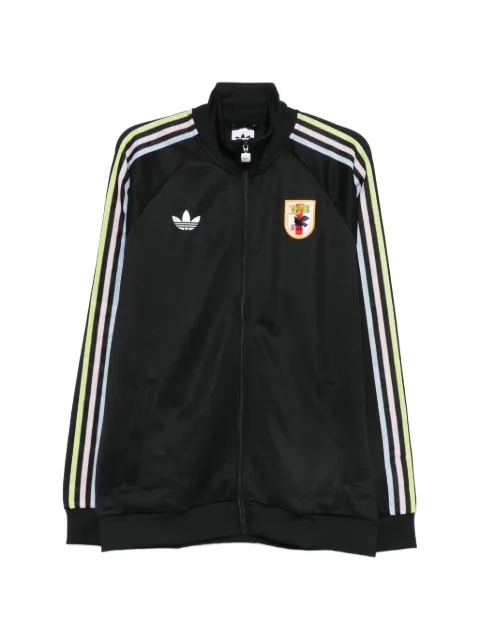 adidas x JFA striped-detal zip-fastening sweatshirt