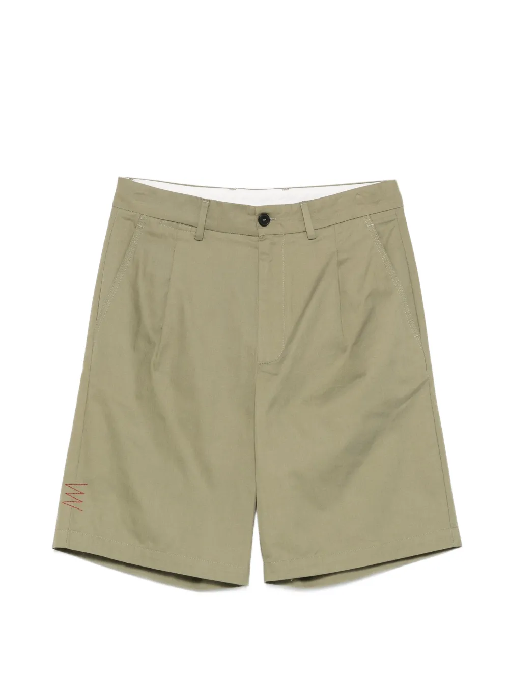 AMARANTO belt-loops shorts - Verde